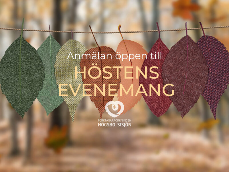 Höstens evenemang Höstens evenemang