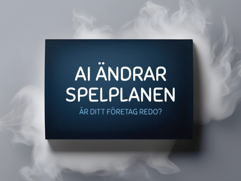 6 okt: AI ändrar spelplanen